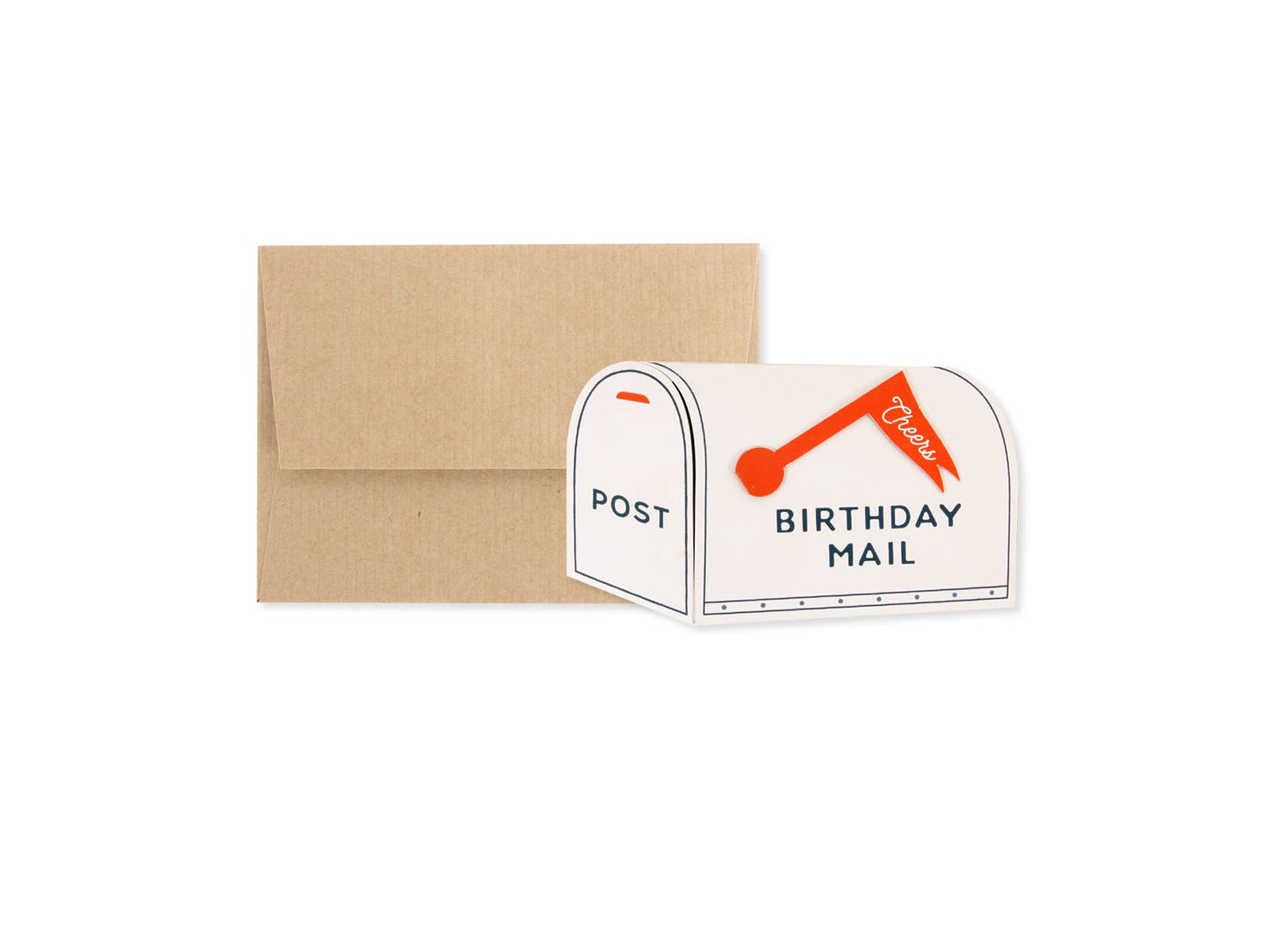 Die-Cut Birthday Mailbox Card w/ a Suprise Delivery