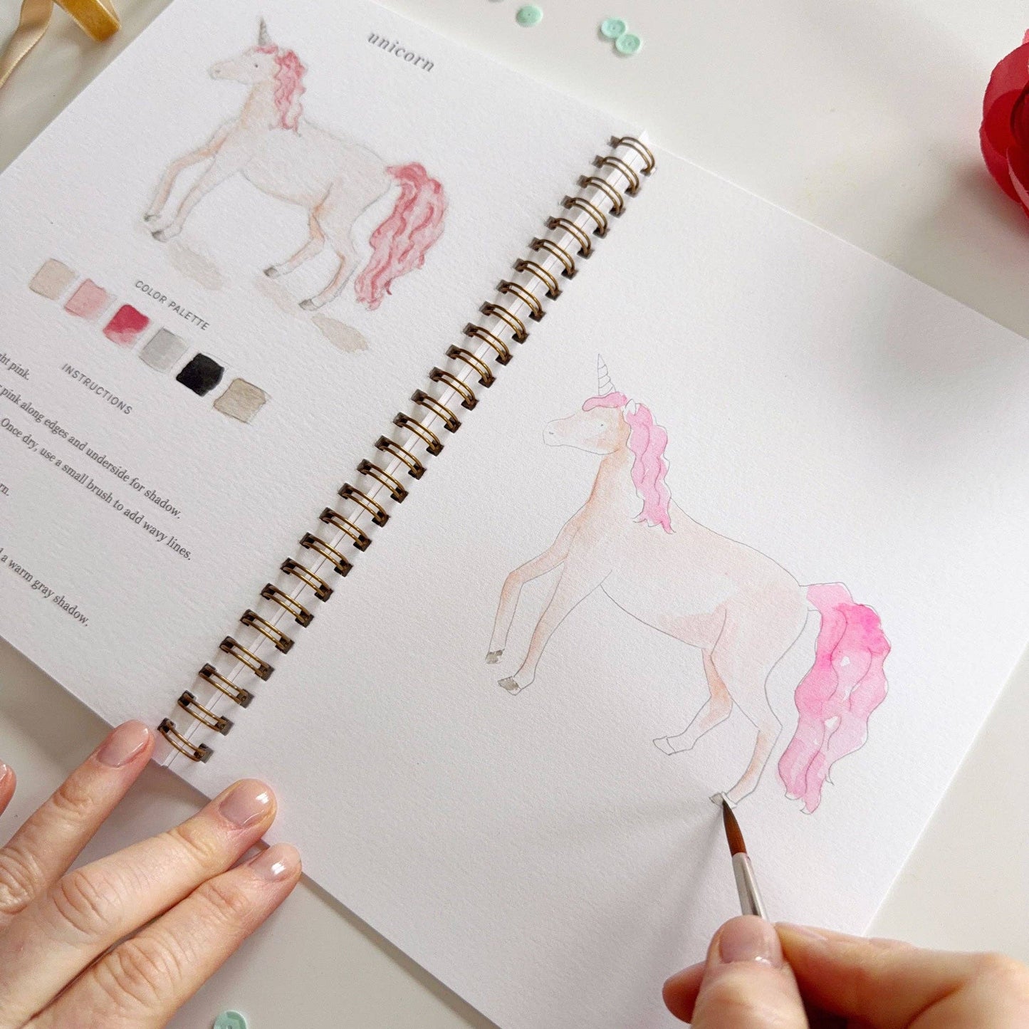 Emily Lex Studio | Fairytale watercolor workbook