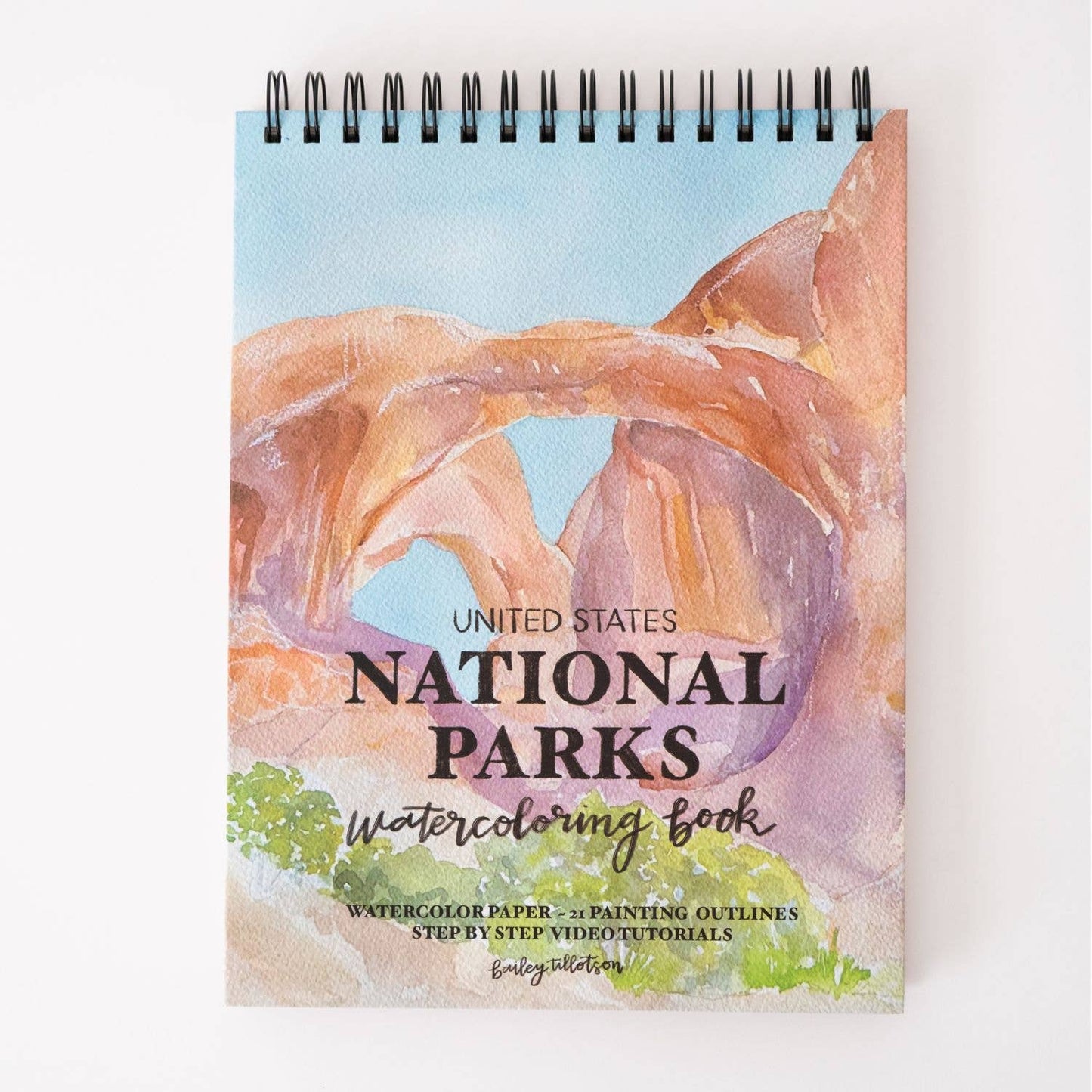 bailey rae studio | National Parks Watercoloring Book