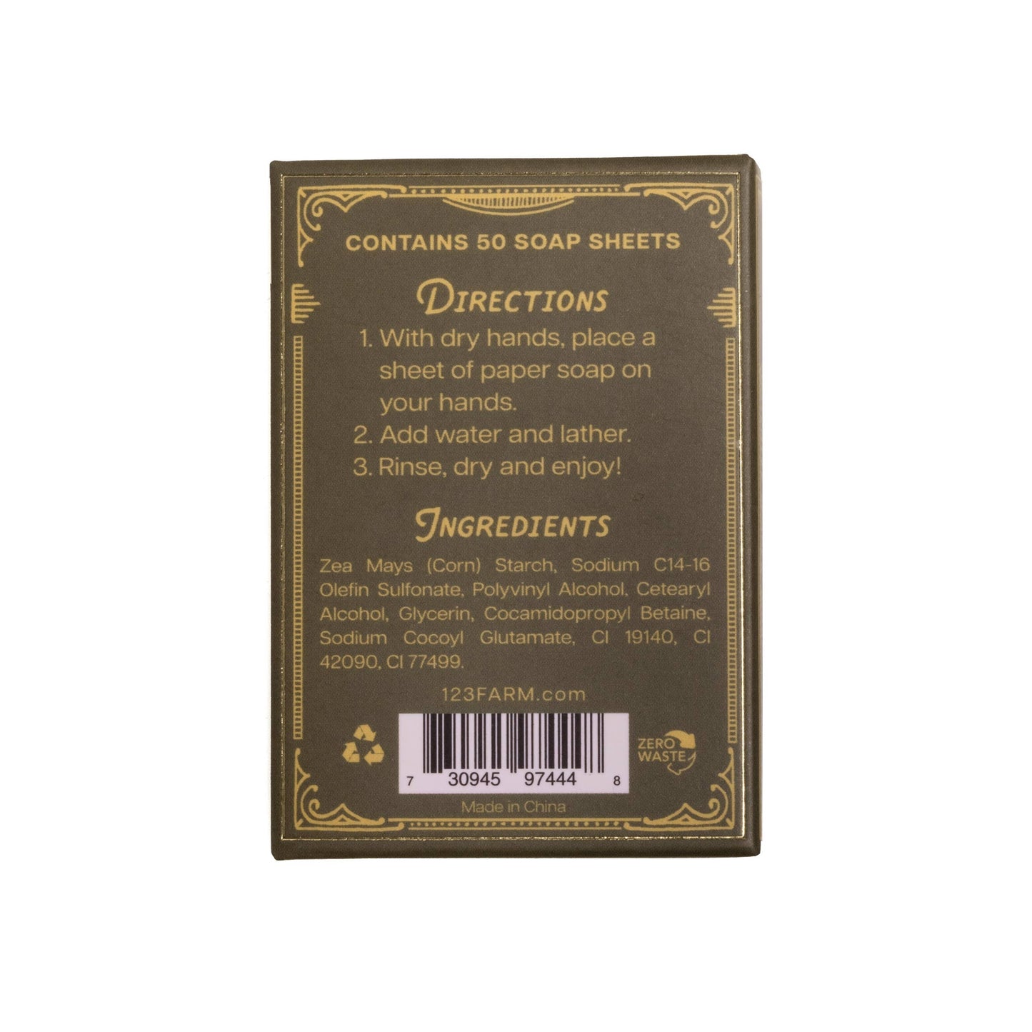 Yosemite Paper Soap | Pine, Lavender, Fresh Water Scent