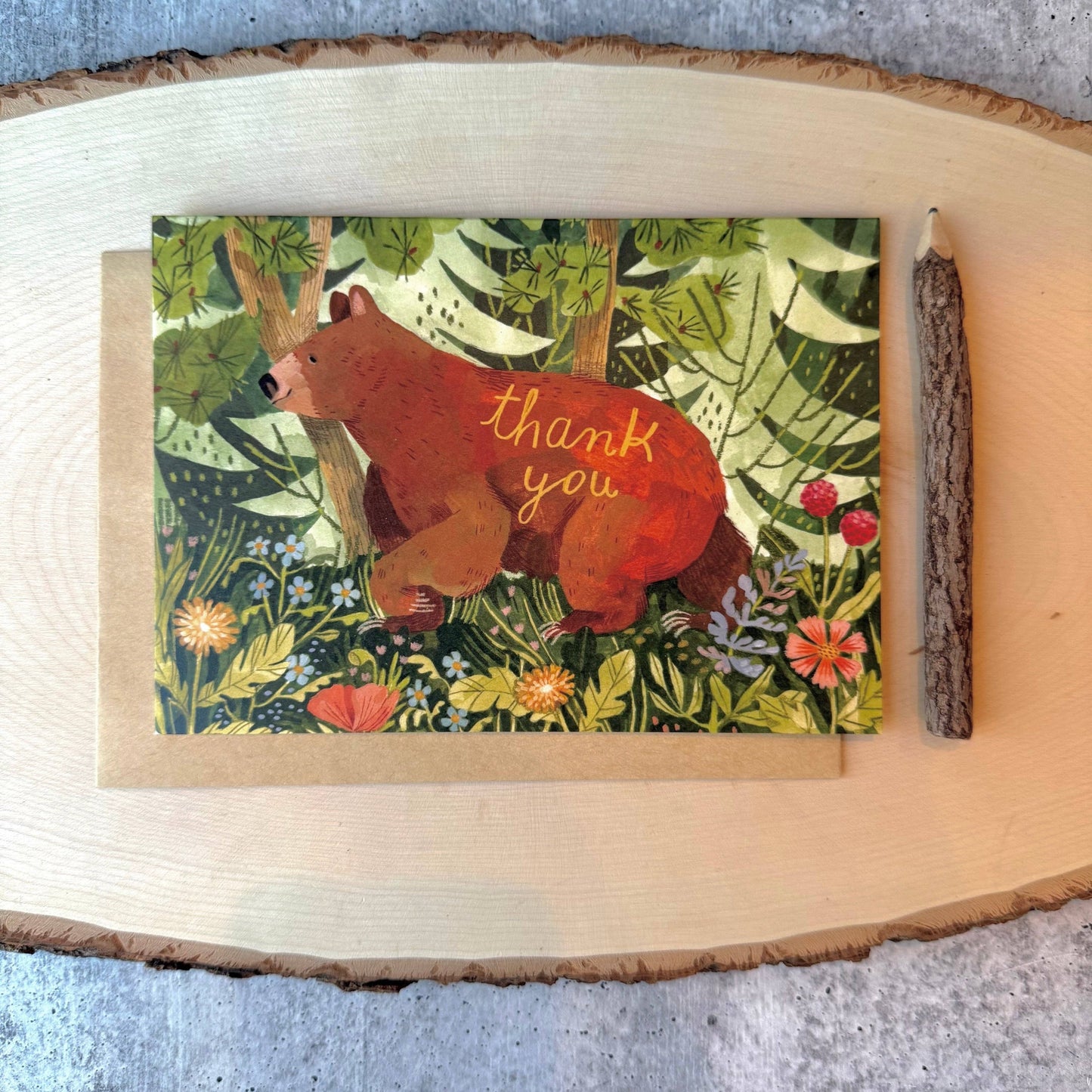 Canyon & Cove | Forest Bloom Thank You Card