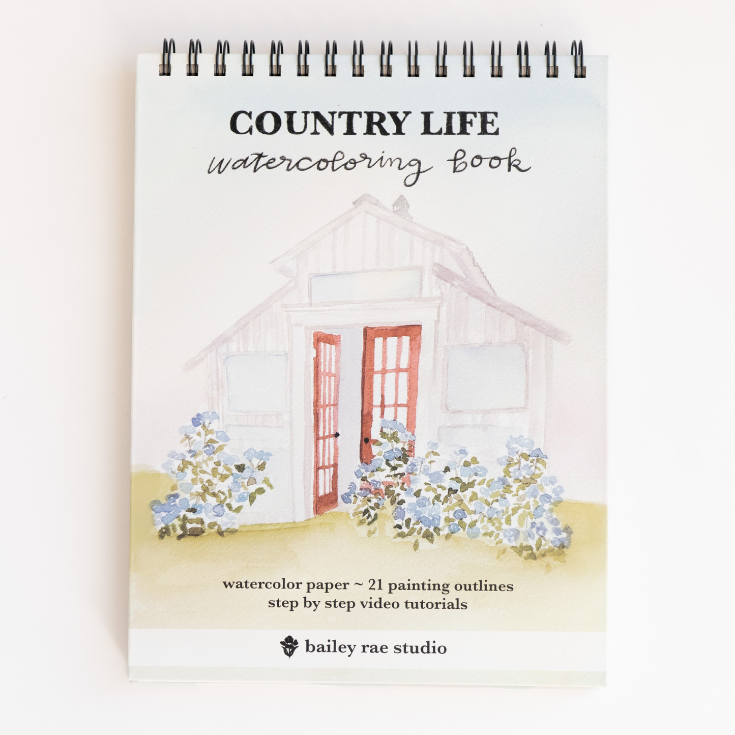 bailey rae studio | Country Life Watercoloring Book