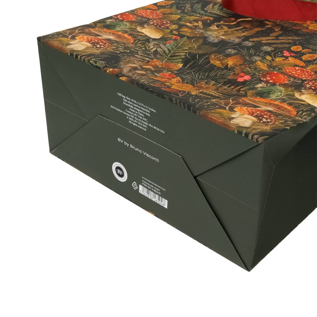 Medium Gift Bag - Forest Mushrooms