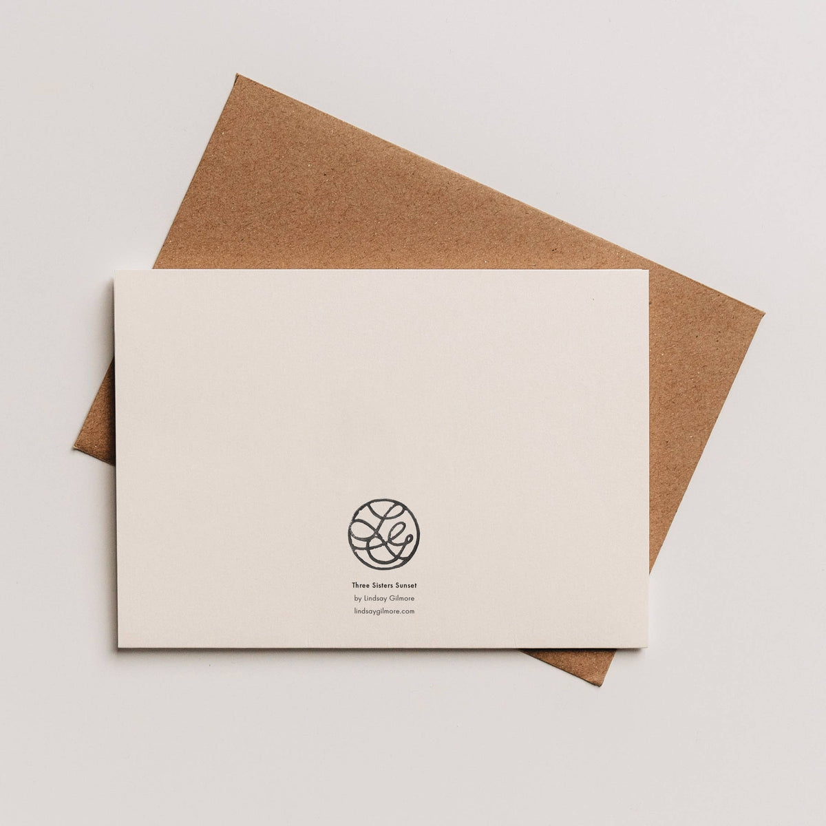 Three Sisters Sunset - Greeting Card | Lindsay Gilmore