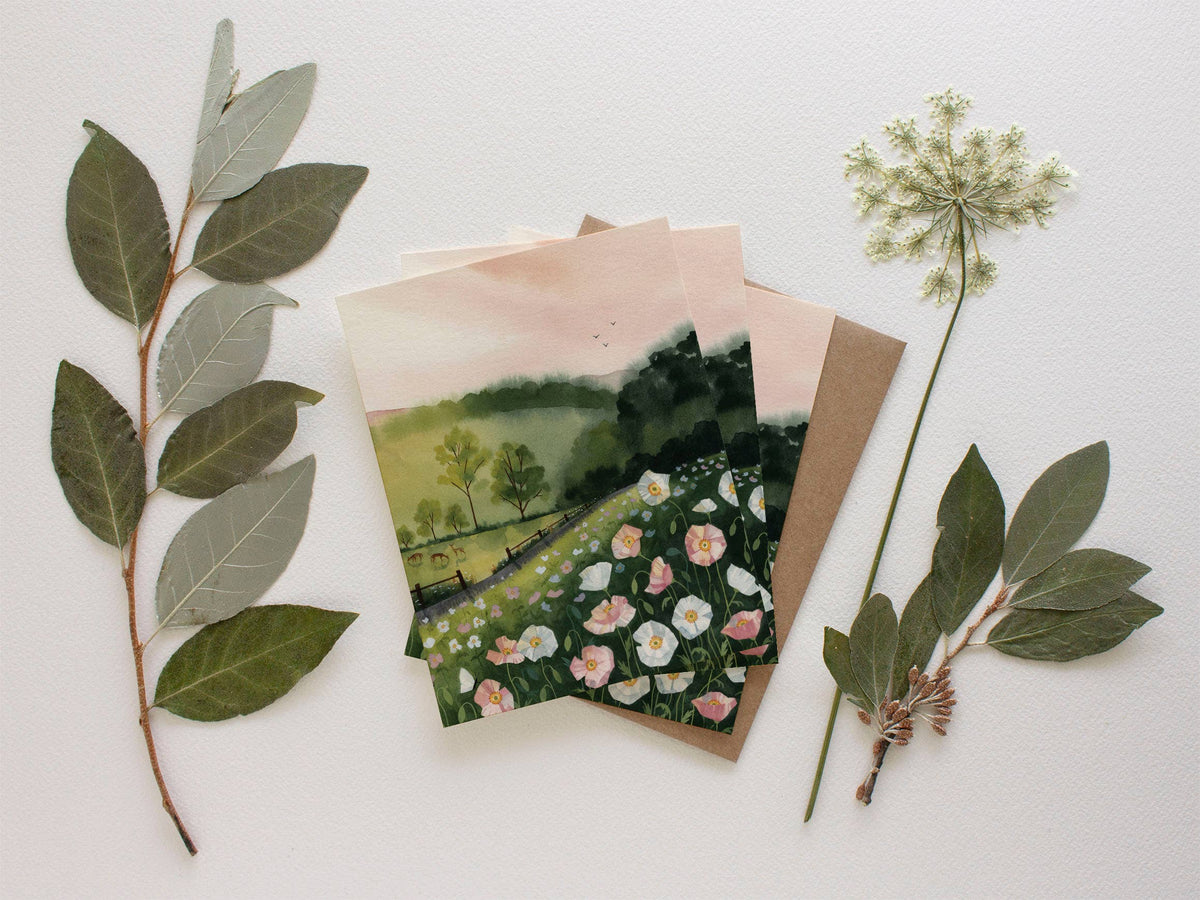 Deerfield Trail Greeting Card | May We Fly