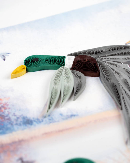 Duck Migration Quilling Card
