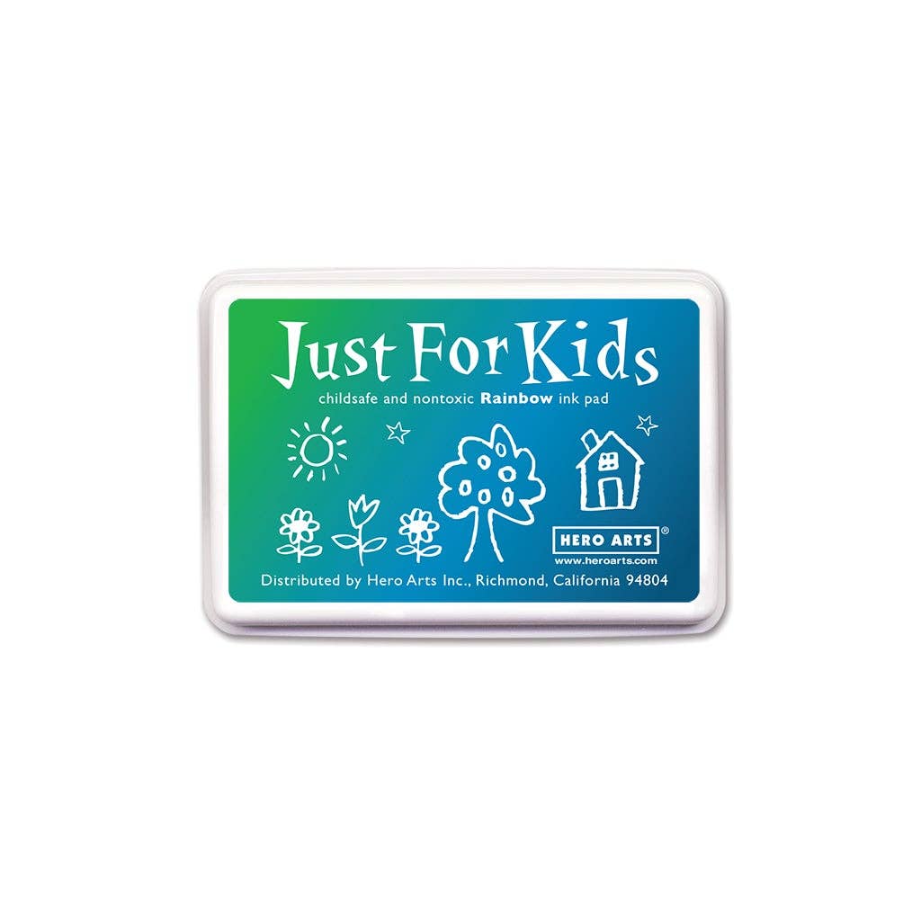 Hero Arts Just for Kids Green to Blue Rainbow Ink Pad