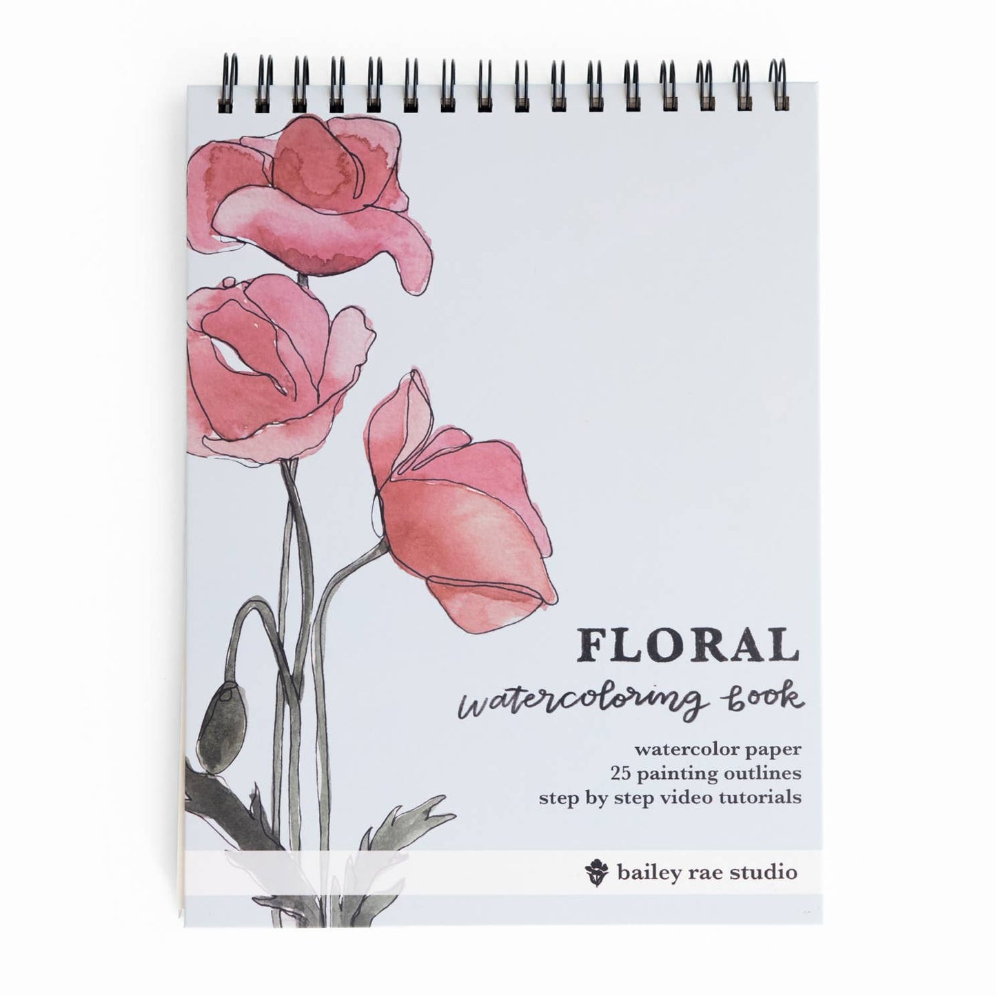bailey rae studio | Floral Watercoloring Book