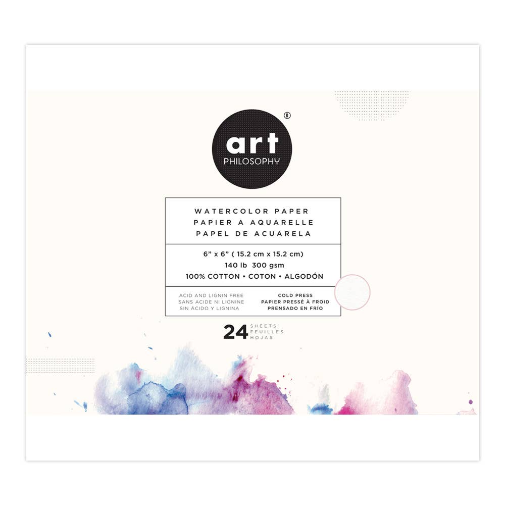 Art Philosophy Watercolor Paper Pad