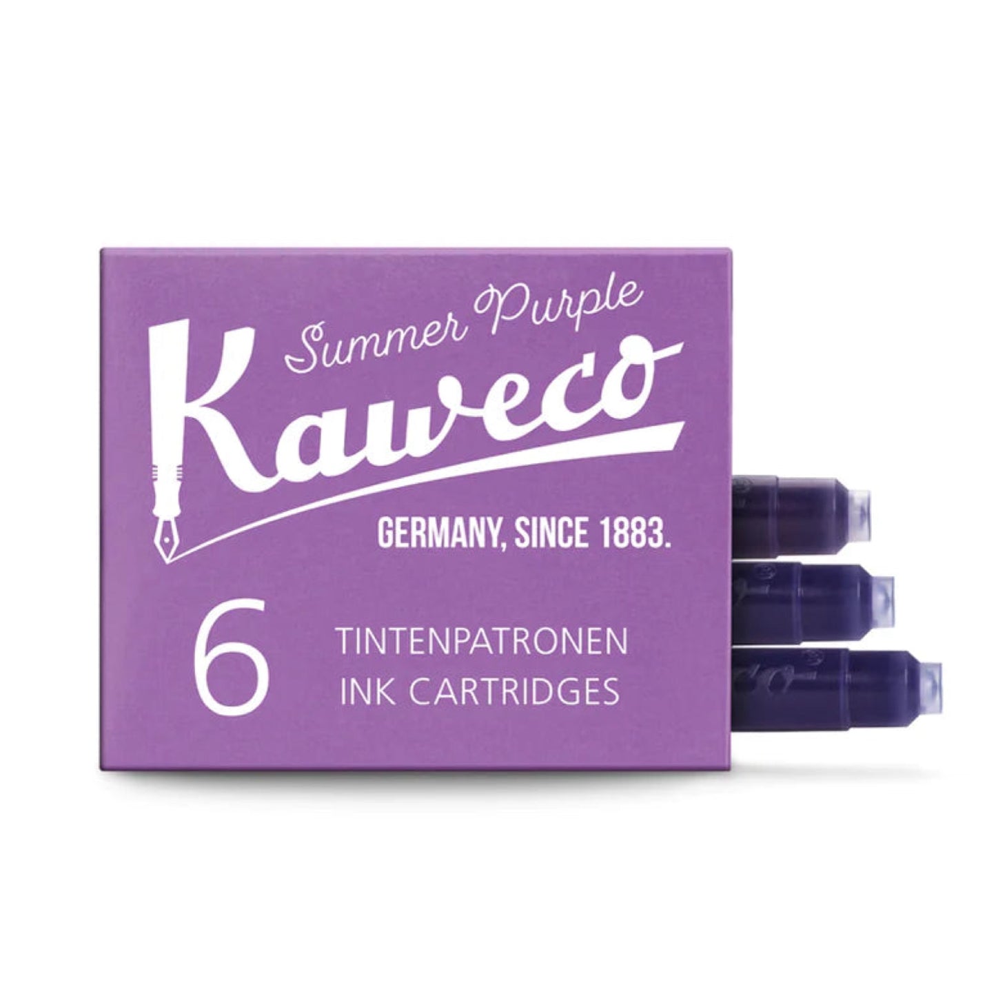 Kaweco Ink Cartridges in Summer Purple - Pack of 6