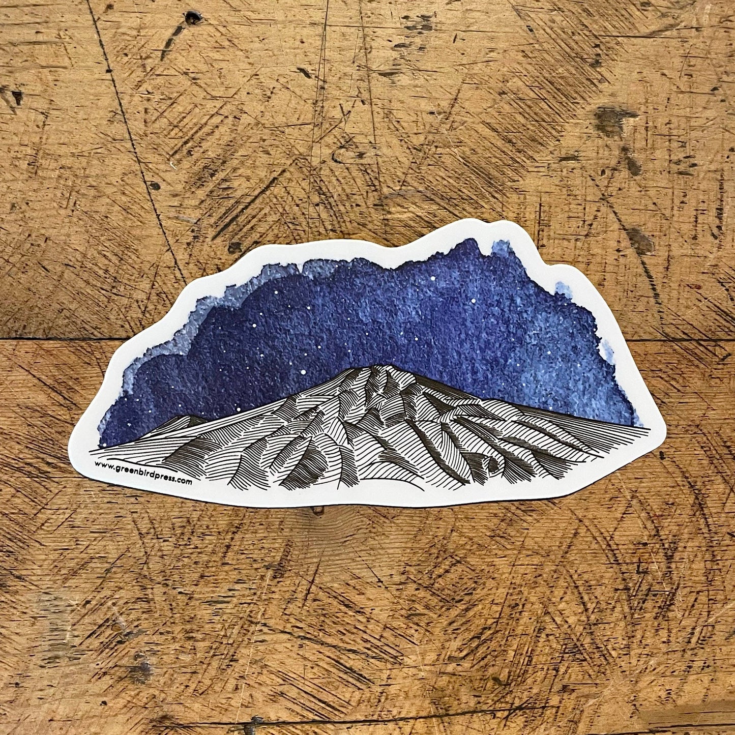 Oregon Mountain Stickers - Mt Bachelor & Three Sisters