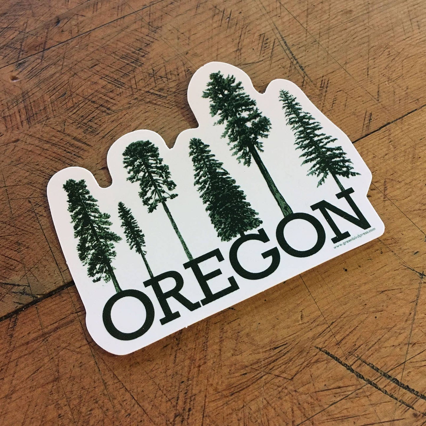 Green Bird Press - Oregon Conifer Tree Sticker