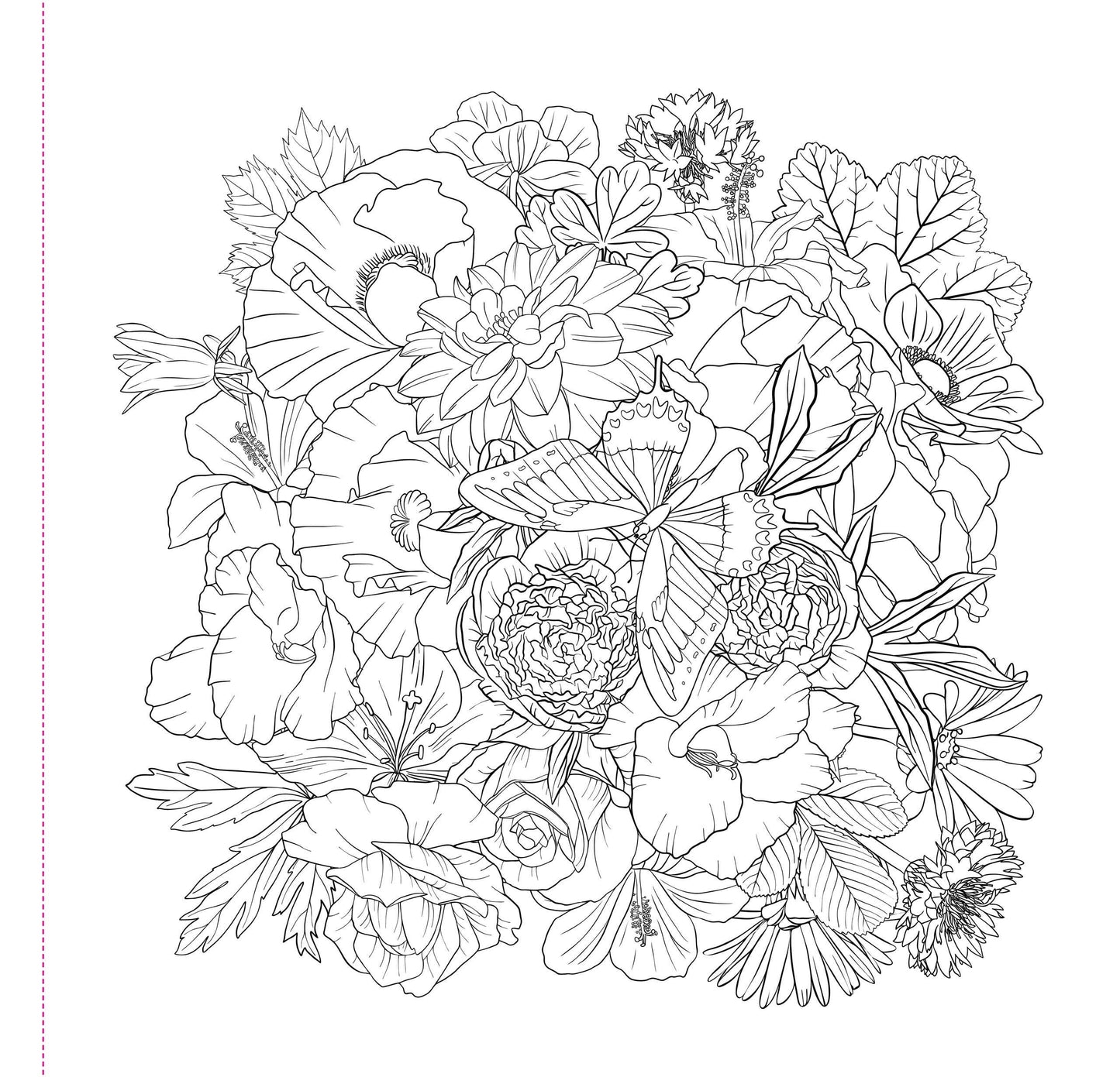 Peter Pauper Press - Wildflowers Adult Coloring Book