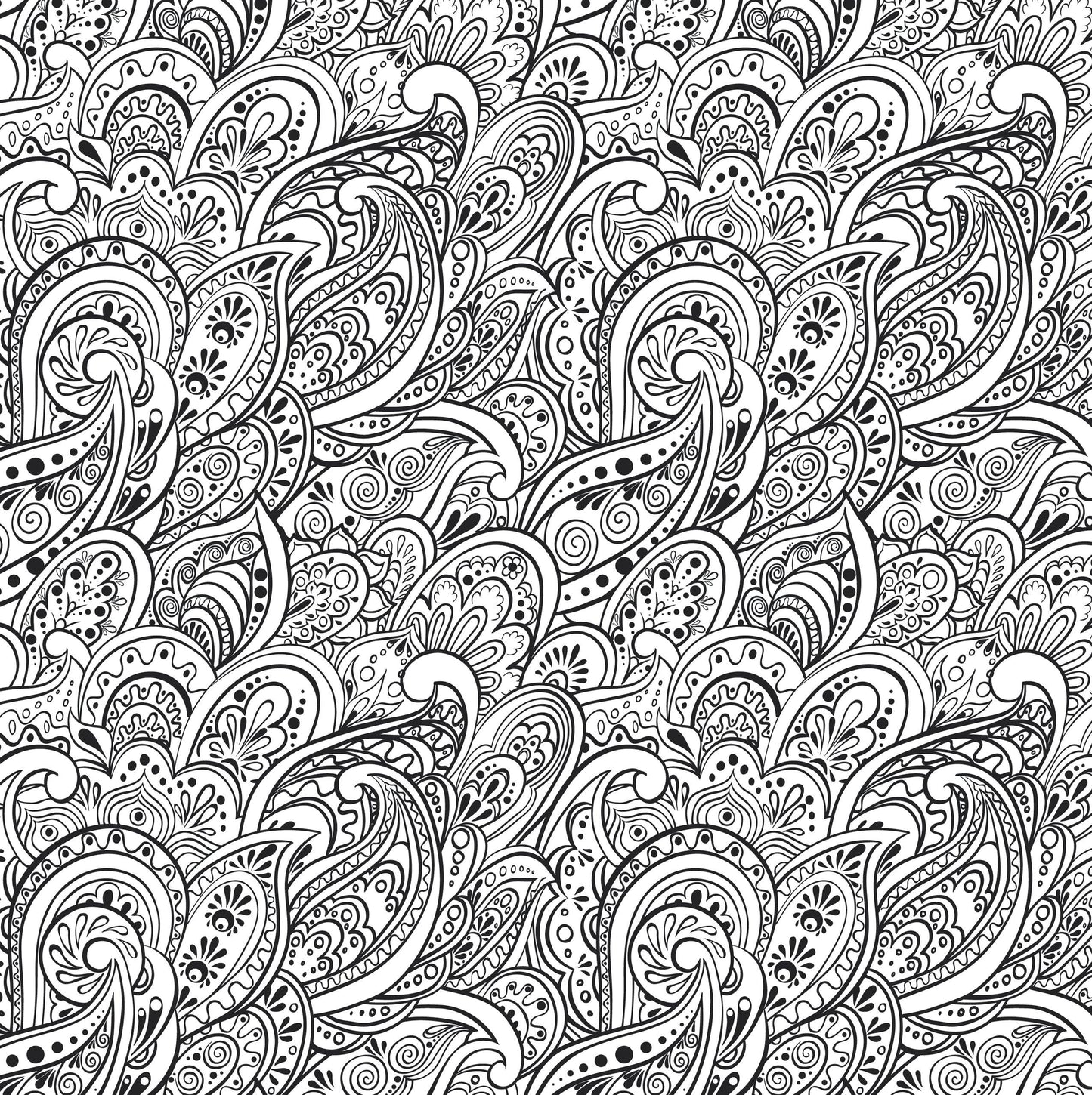 Peter Pauper Press | Peaceful Paisleys Artist's Coloring Book