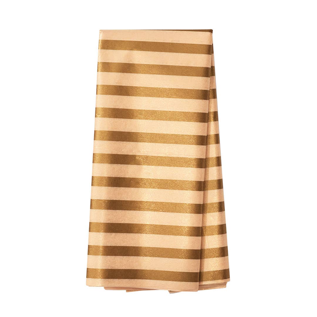 Paper Source Wholesale - Gold Stripe Tissue Paper