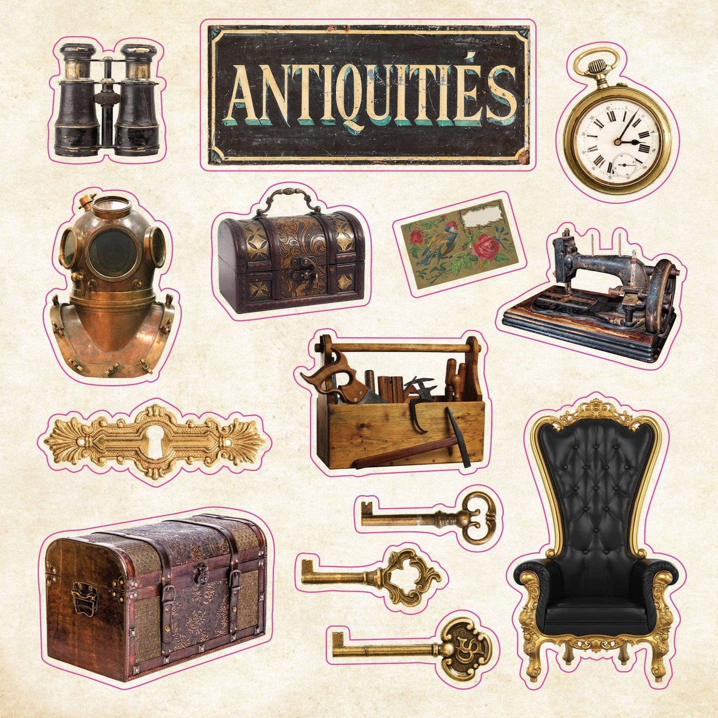 Peter Pauper Press | Curiosities Sticker Book