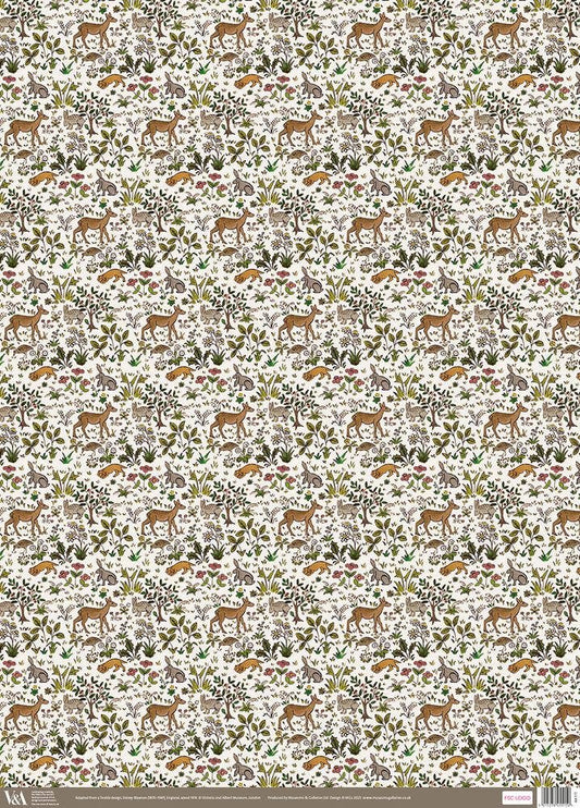 Woodland Animals - Single Sheet Gift Wrap