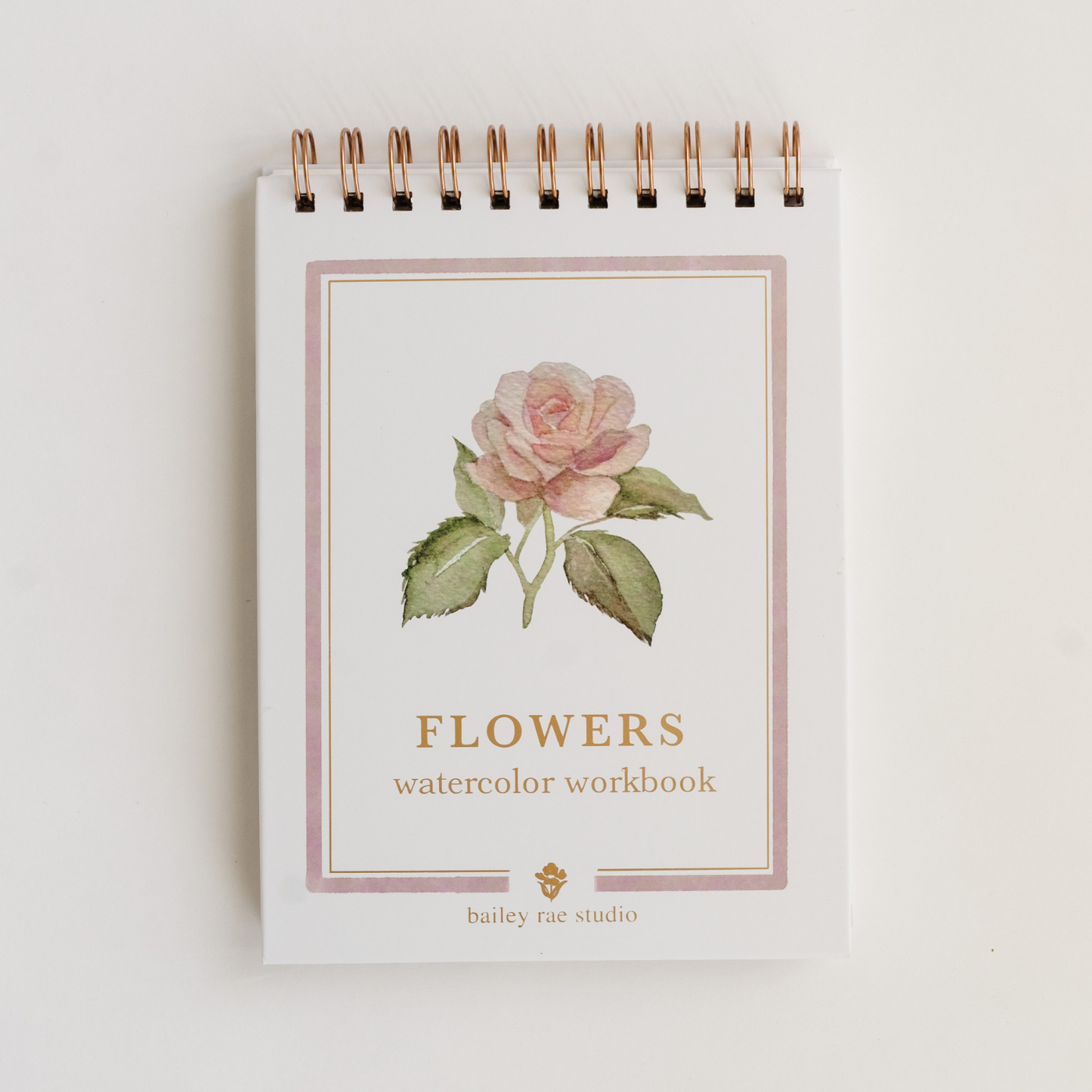 bailey rae studio | Flowers Watercolor Workbook