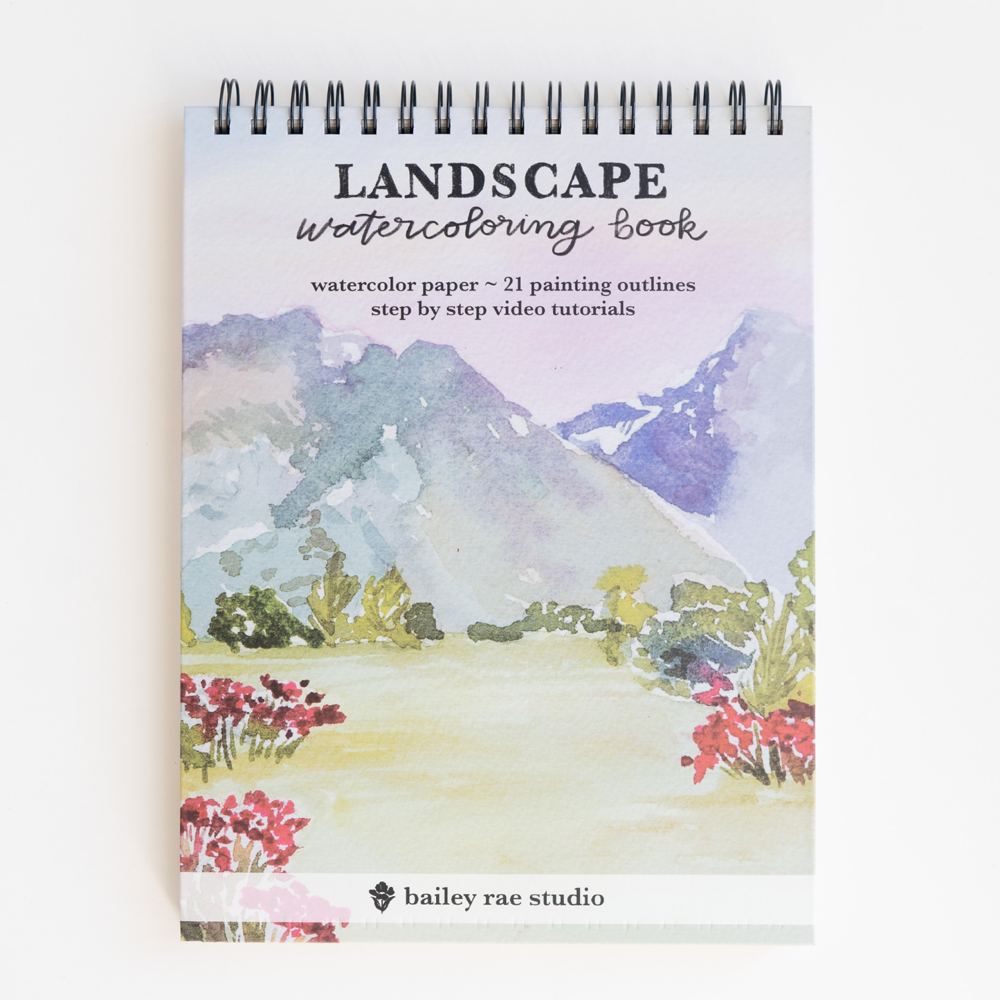 bailey rae studio | Landscape Watercoloring Book