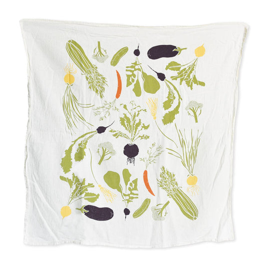 June & December | Veggie Garden Kitchen Tea Towel
