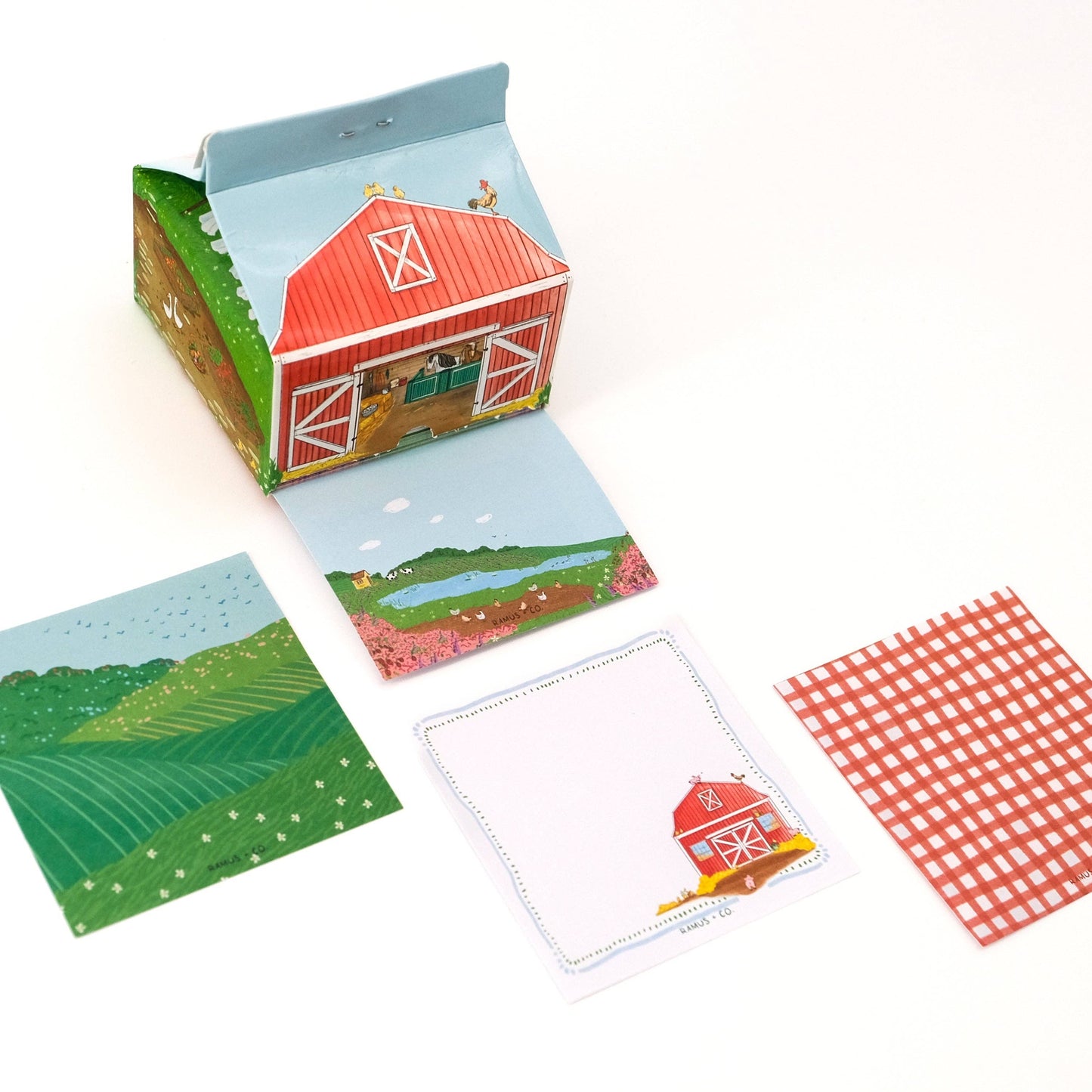 Farm Life Note Carton