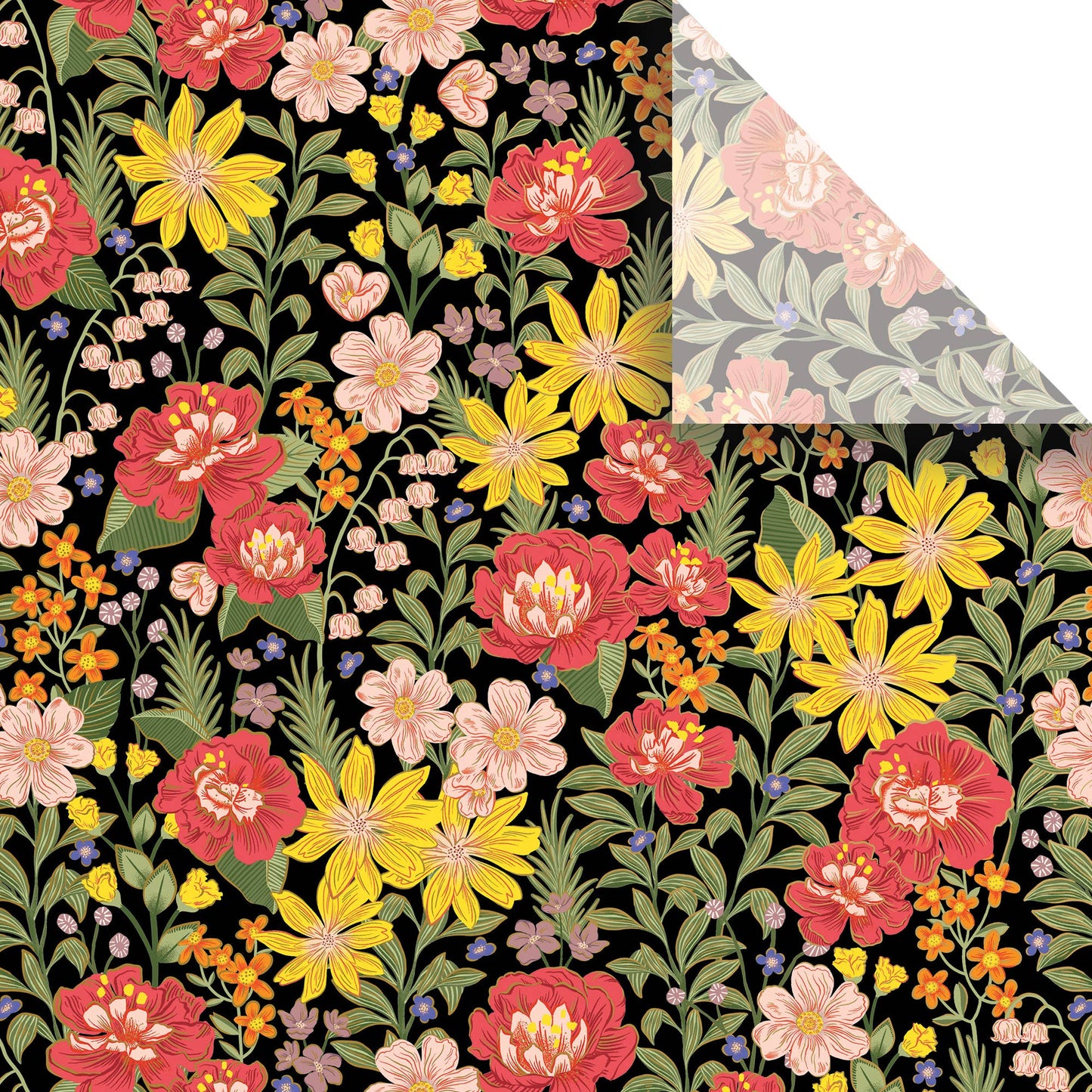 Fresh Floral Designer Tissue