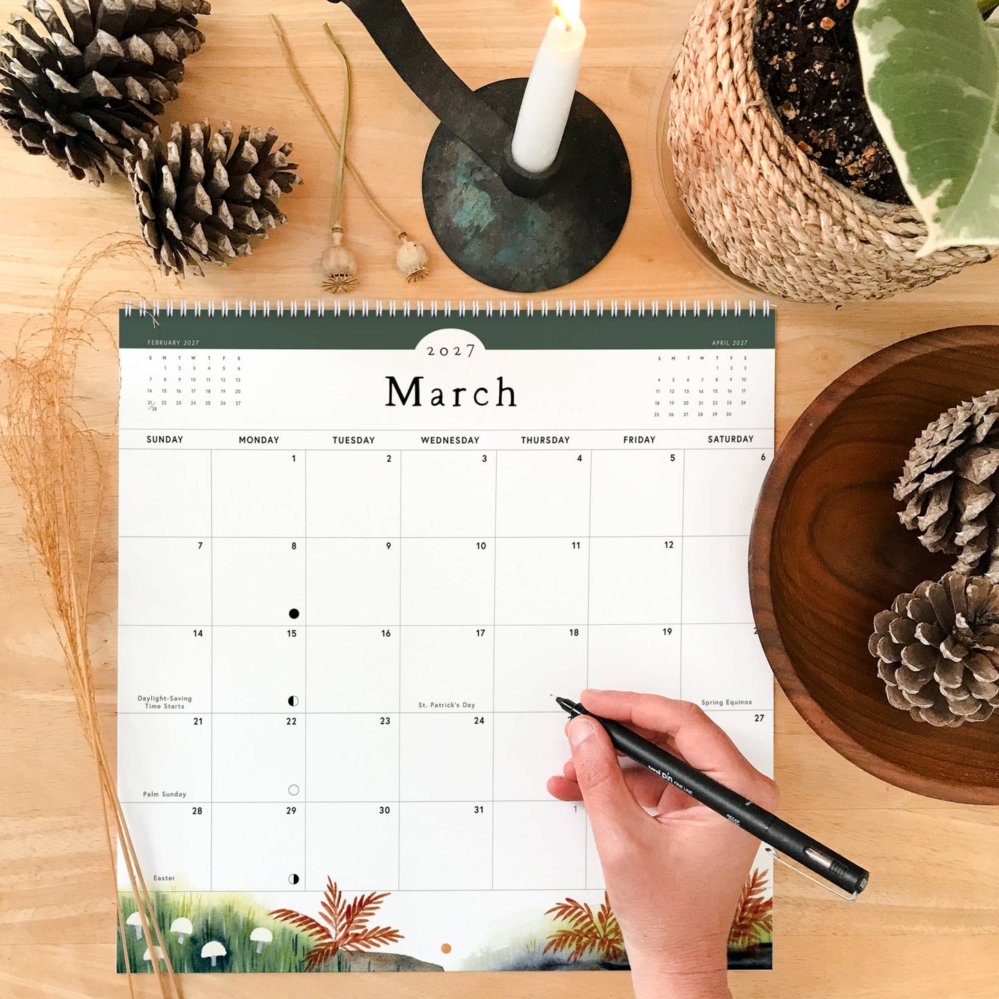2027 Quiet Earth Wall Calendar | May We Fly