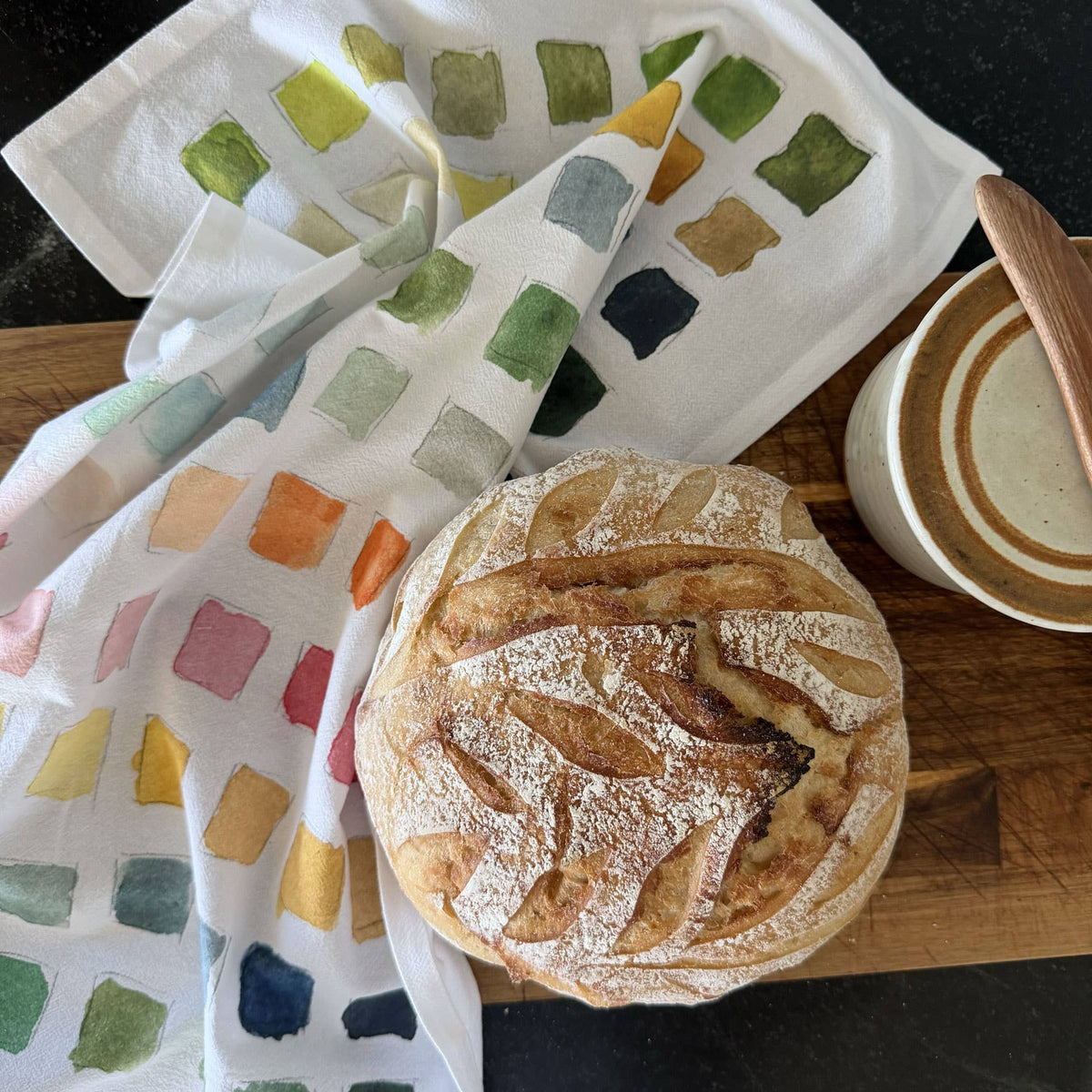 Emily Lex Studio | Paint swatch cotton flour sack tea towel