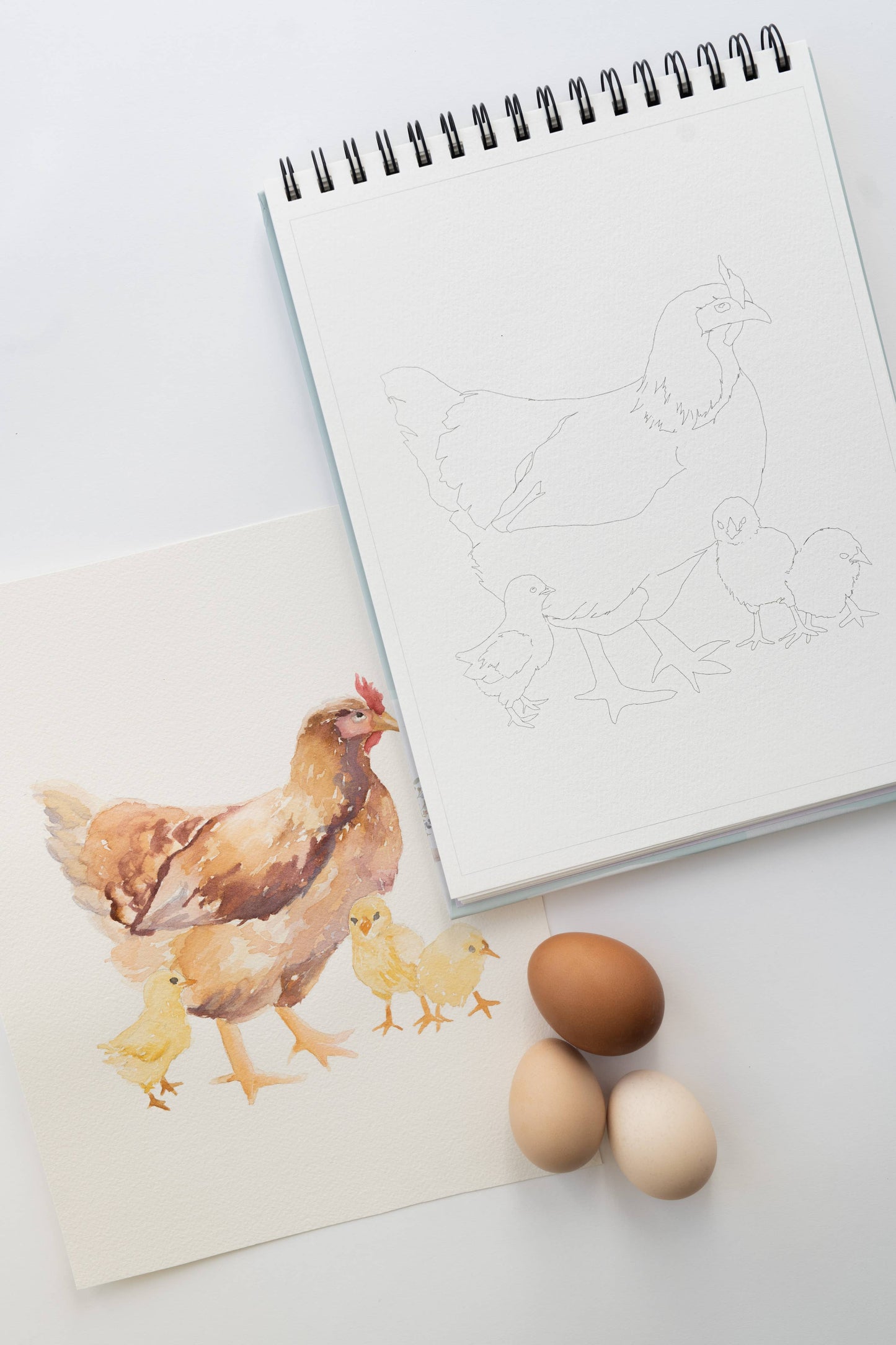 bailey rae studio | Country Life Watercoloring Book