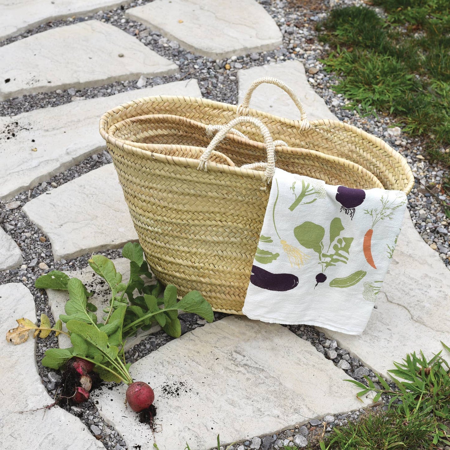Veggie Garden Kitchen Tea Towel