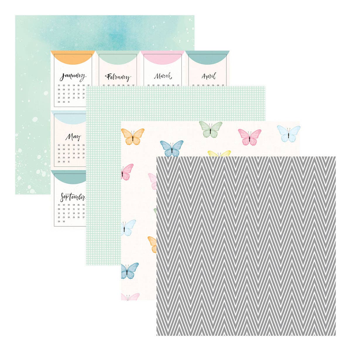 Rosie’s Studio Jubilee 6 x 6” Designer Paper Pad