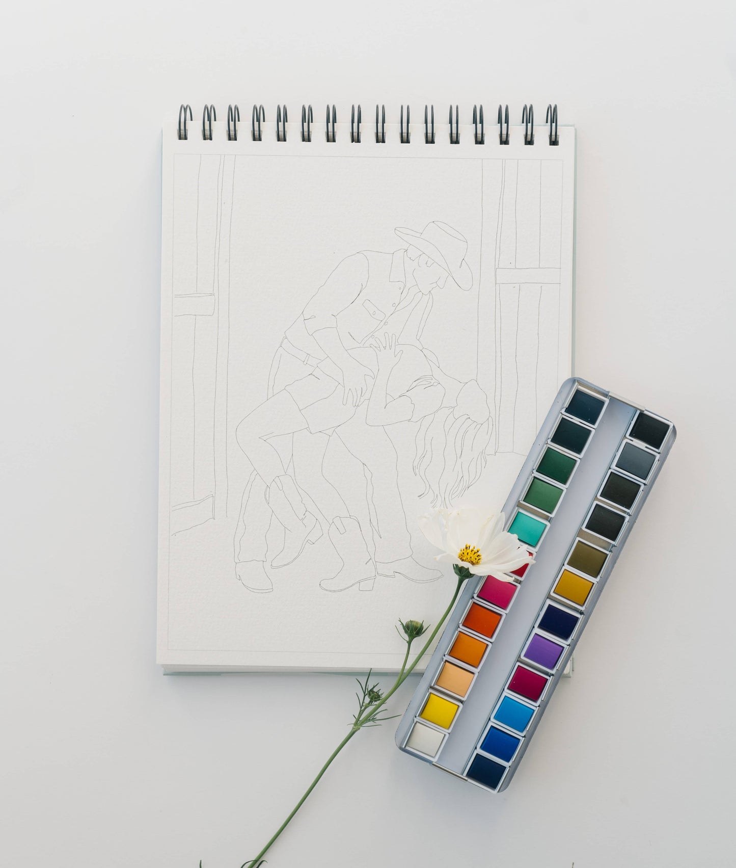 bailey rae studio | Country Life Watercoloring Book