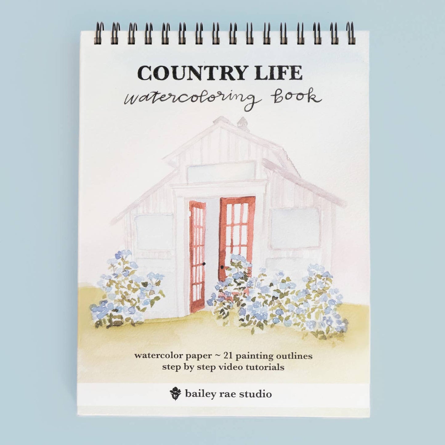 bailey rae studio | Country Life Watercoloring Book