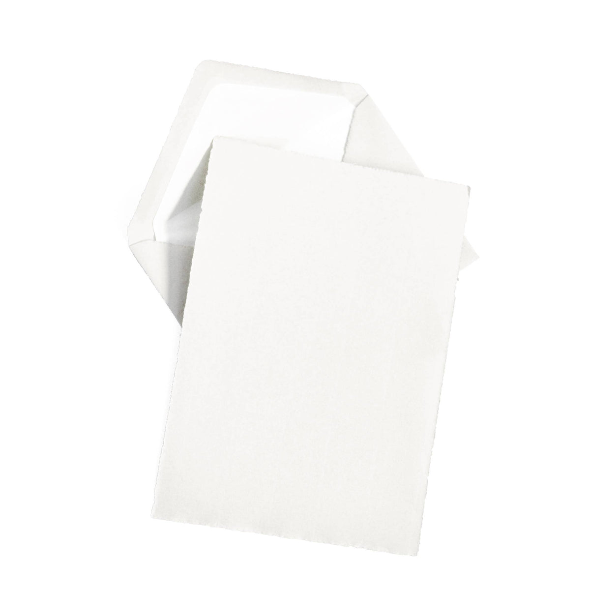 Classic Laid Deckle Edge Sheet Correspondence Set | Gold Box