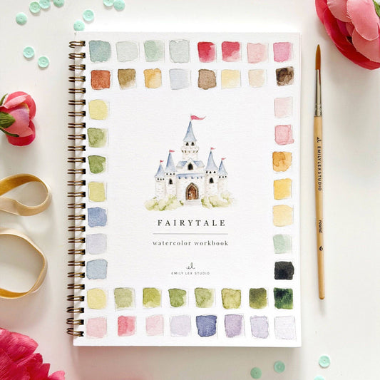 Emily Lex Studio | Fairytale watercolor workbook