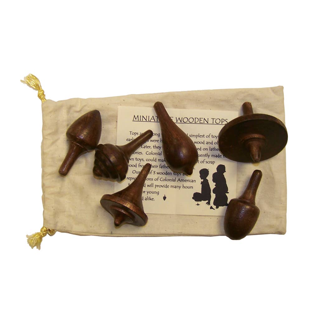 Spinning Wooden Top | Wood Vintage Toy