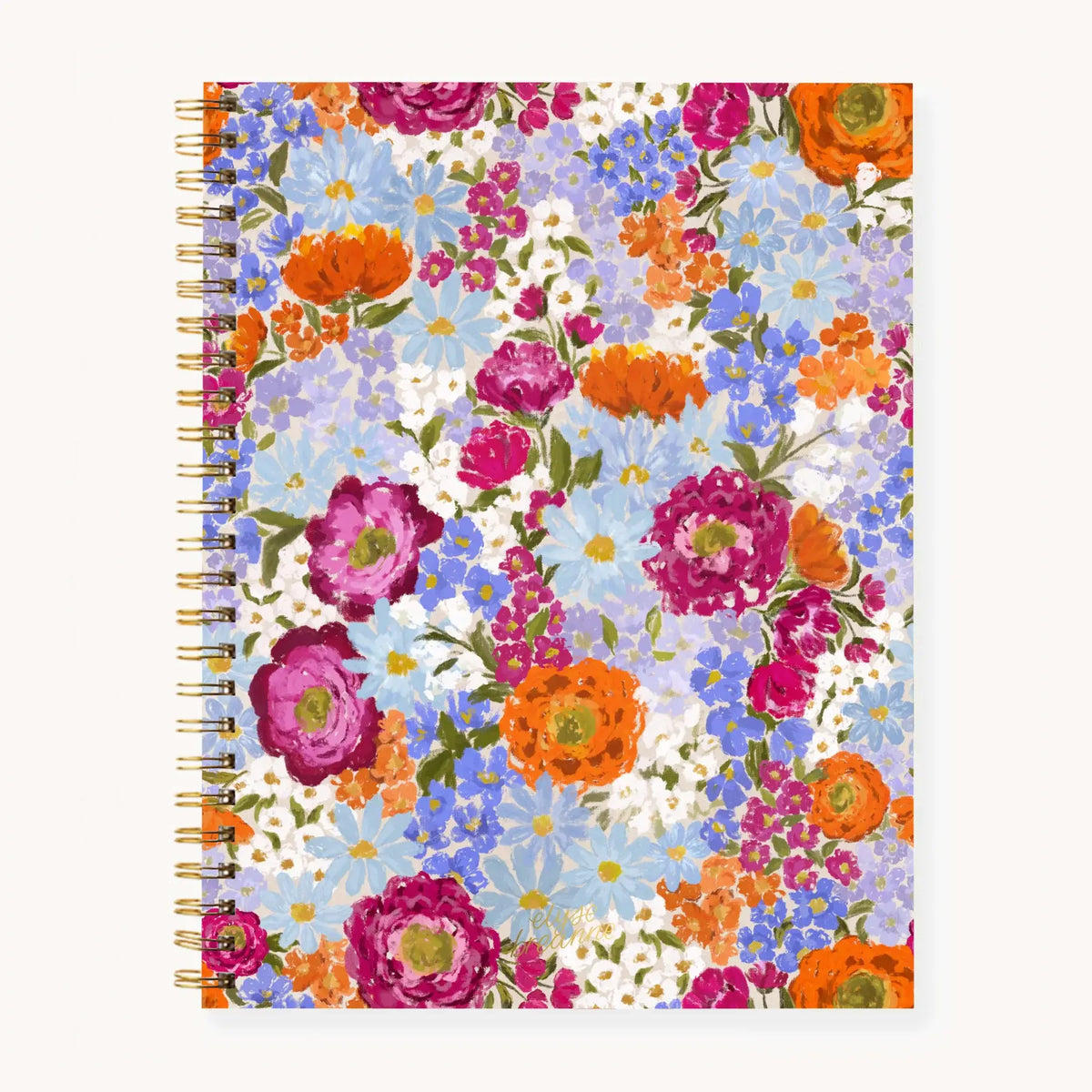 Floral Softcover Spiral Notebook