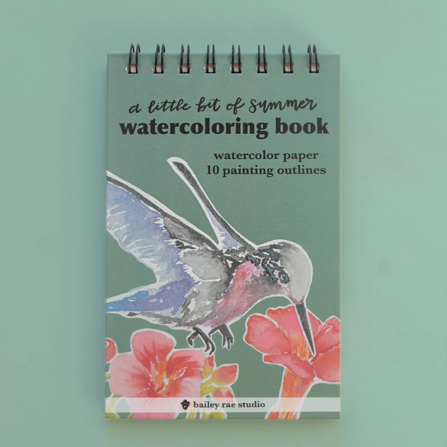 bailey rae studio | A Little Bit of Summer - Mini Watercoloring Book