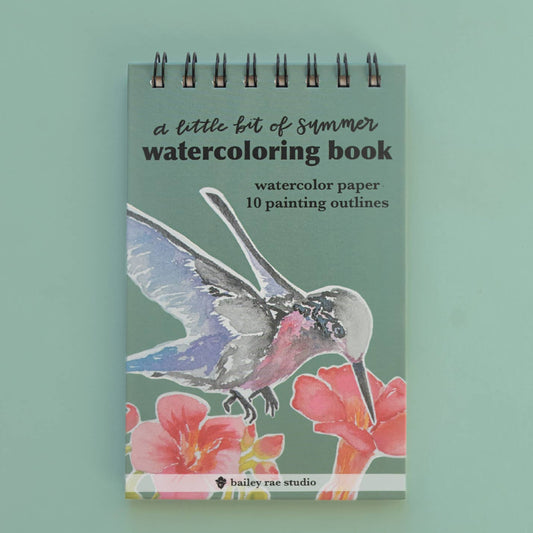 bailey rae studio | A Little Bit of Summer - Mini Watercoloring Book