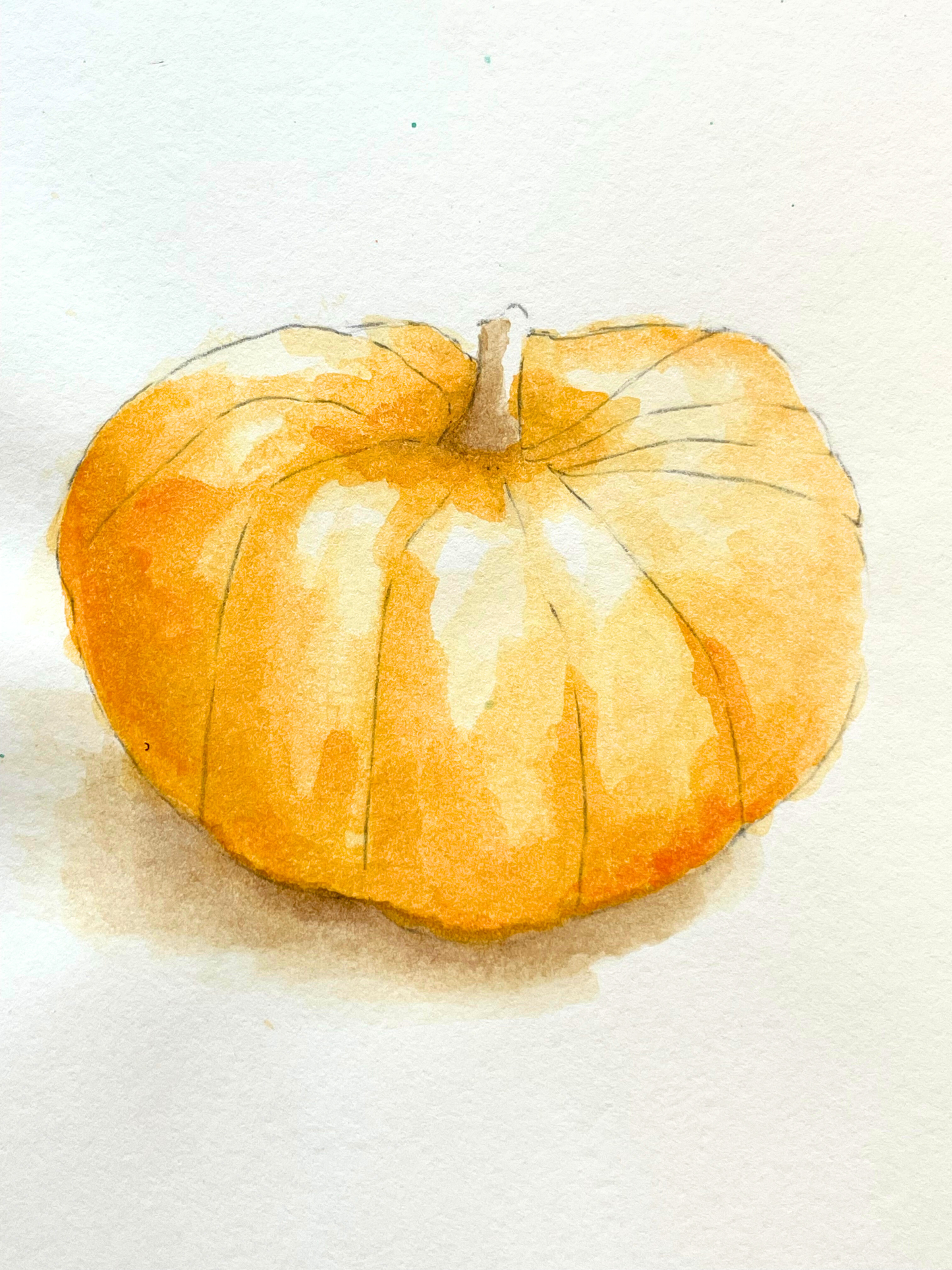 Annual Fall Watercolor Pumpkins Workshop - Saturday October 17, 1 - 3:30 pm