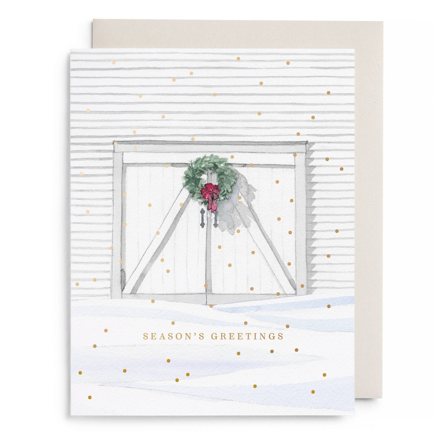 Holiday Barn Greeting Card