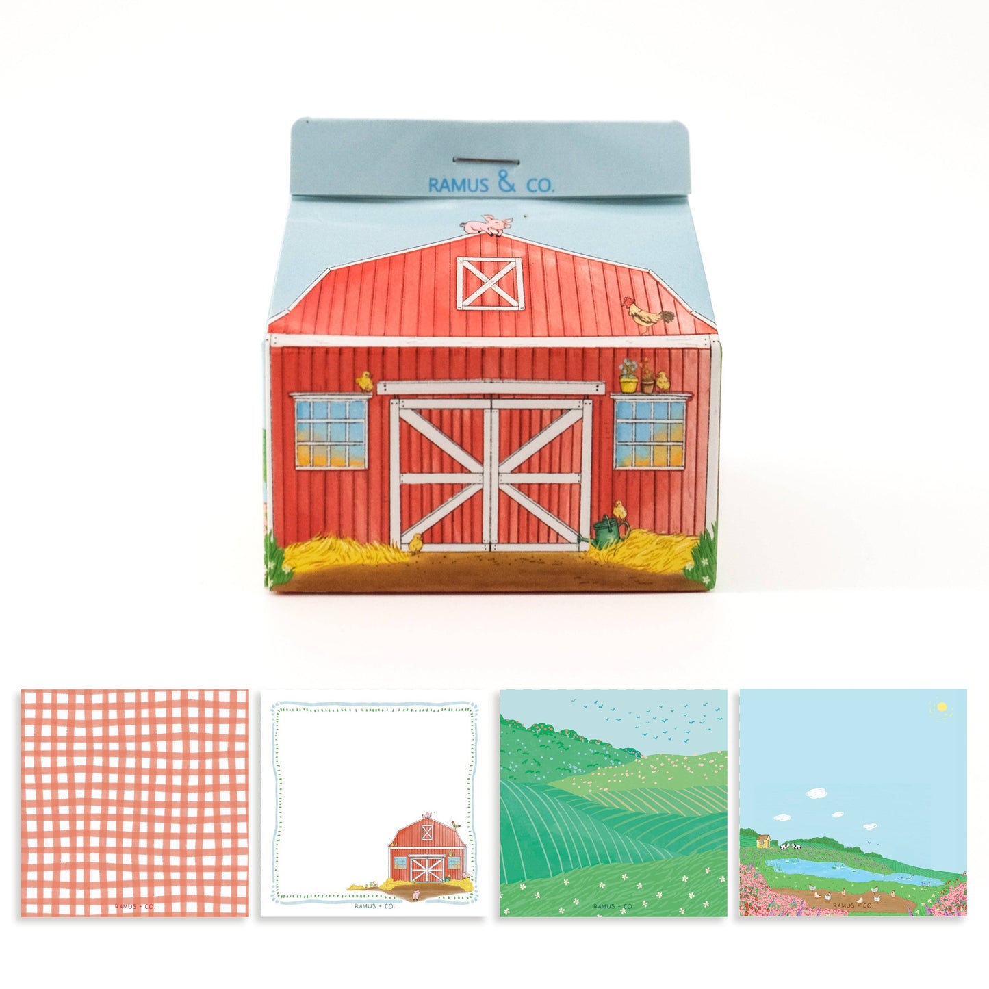Farm Life Note Carton