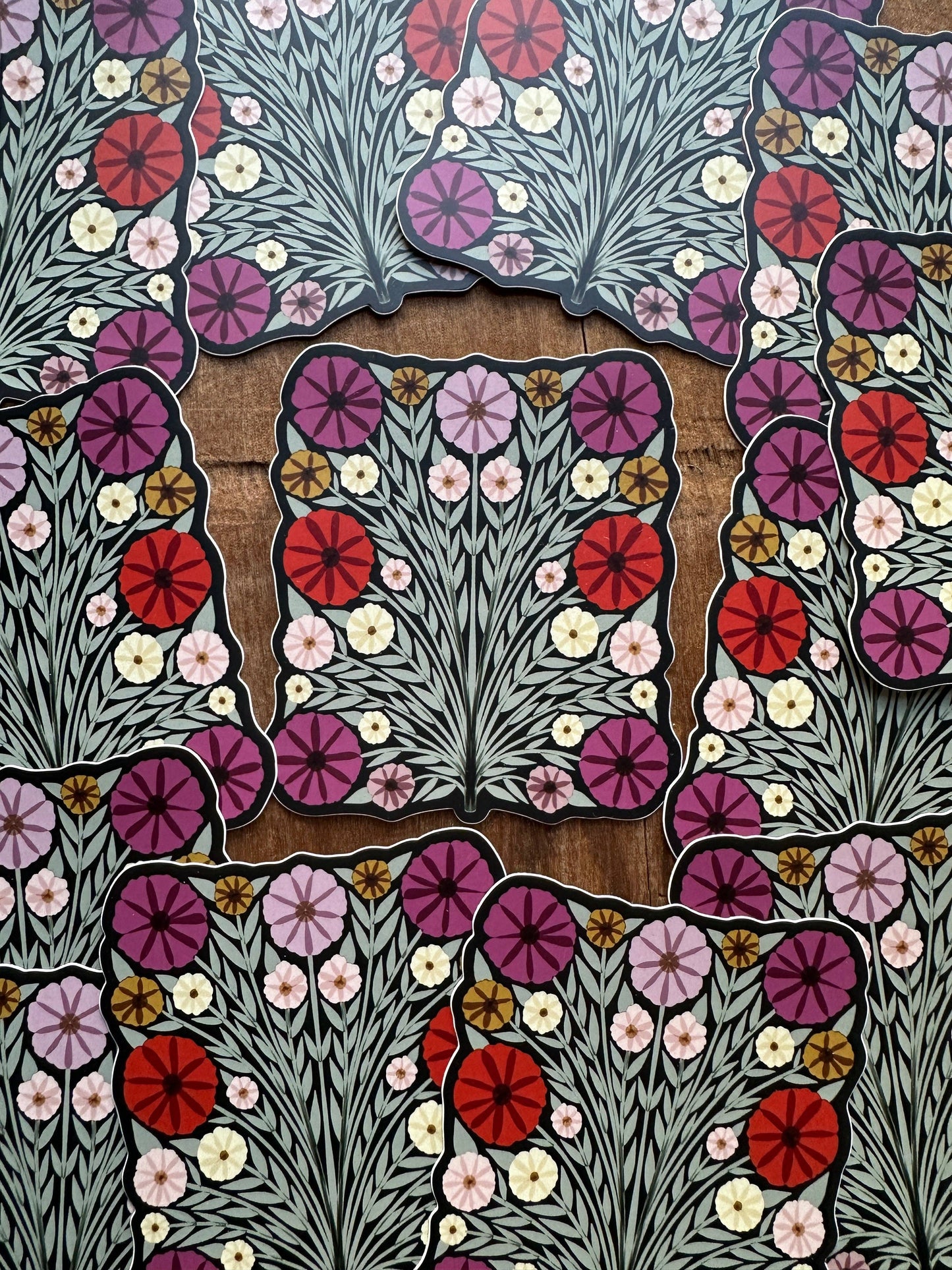 Floral Vinyl Sticker