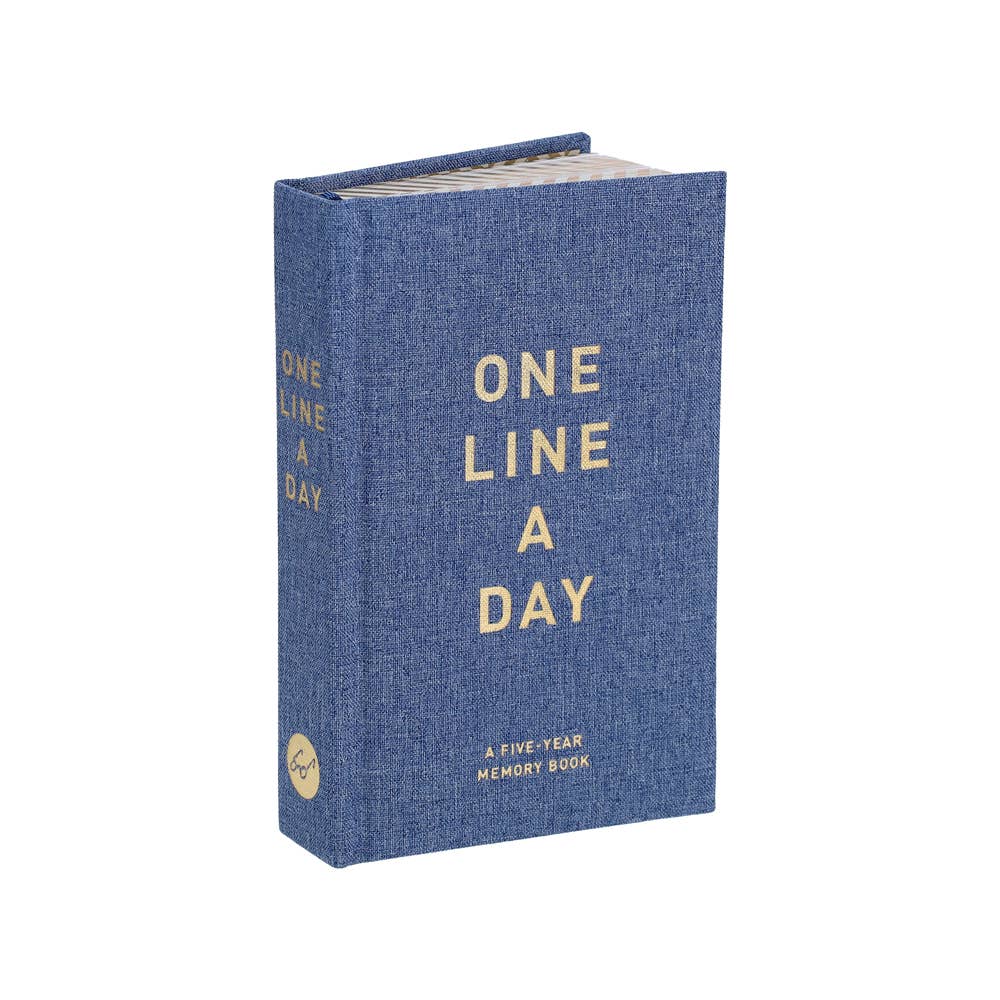 Denim One Line A Day Journal | A Five-Year Memory Book