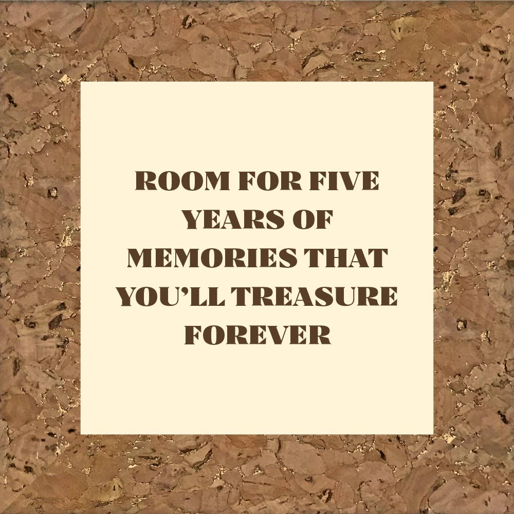 Cork One Line A Day Journal | A Five-Year Memory Book