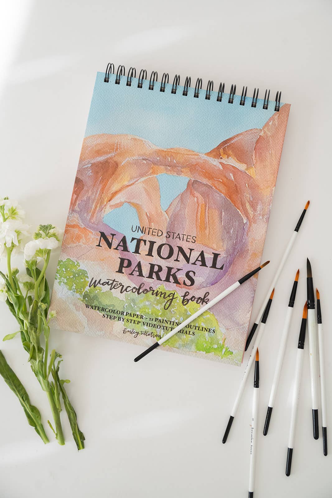 bailey rae studio | National Parks Watercoloring Book