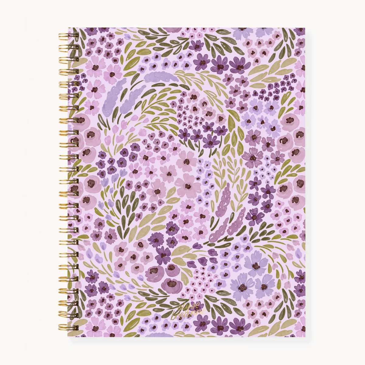 Floral Softcover Spiral Notebook