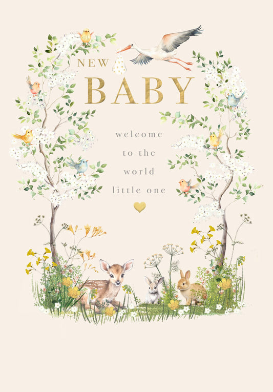 Abacus | New Baby Forest Greeting Card