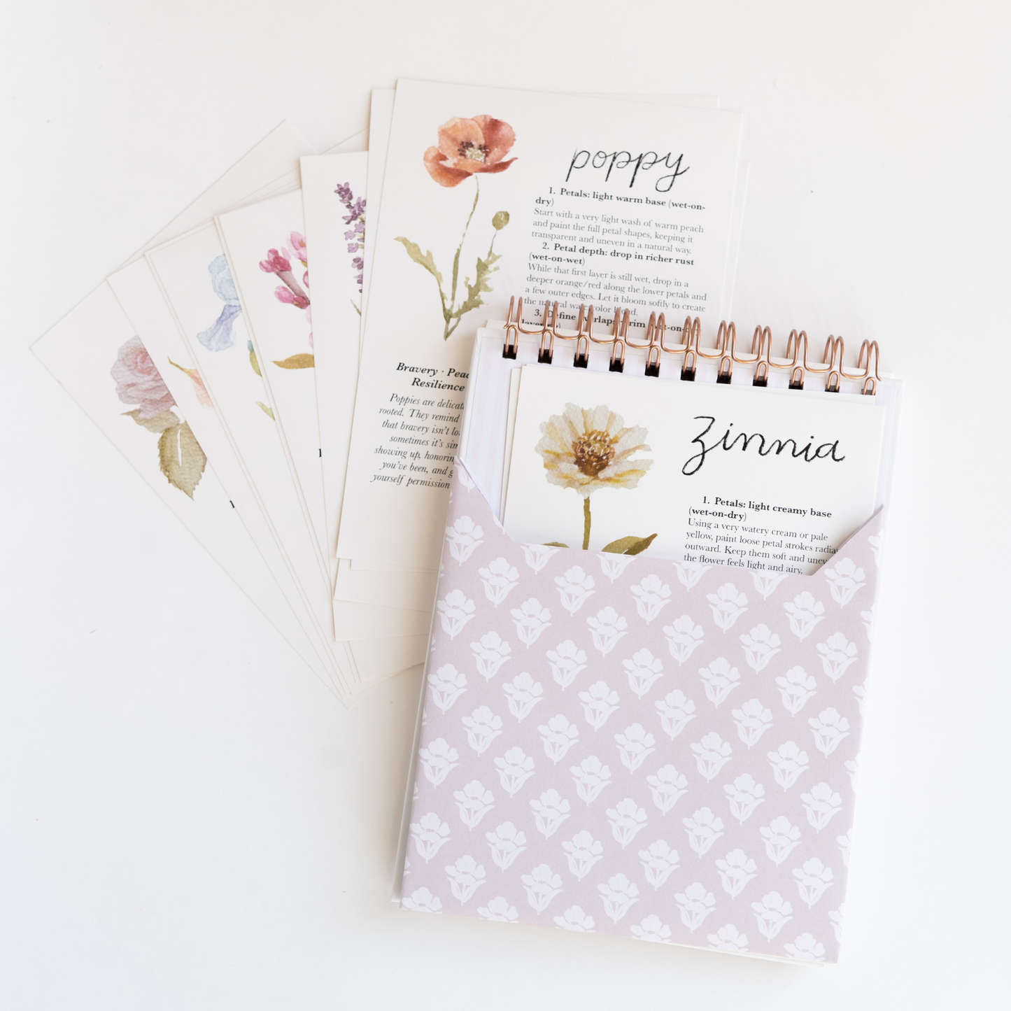 bailey rae studio | Flowers Watercolor Workbook