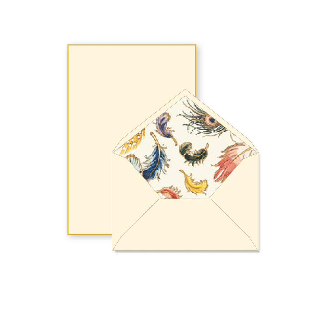 Rossi 1931 100% Cotton Bordered Writing Sheets Letter Set | Made in Italy